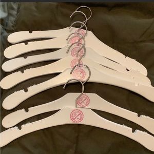 Wooden Victoria Secrets hangers, set of 5 DISCOUNT WHEN YOU BUY MORE THAN 1.